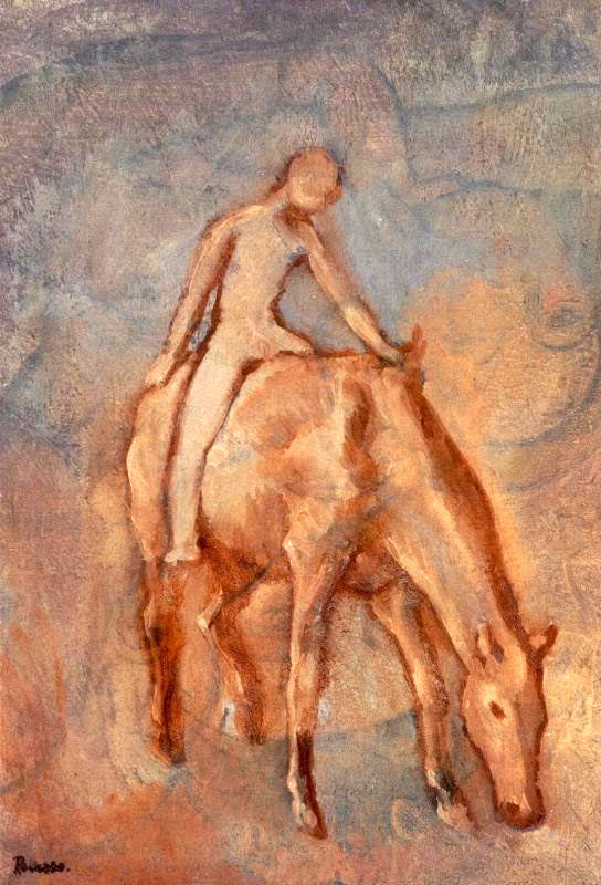 Jeune garçon nu à Cheval (Мальчик на лошади), 1906