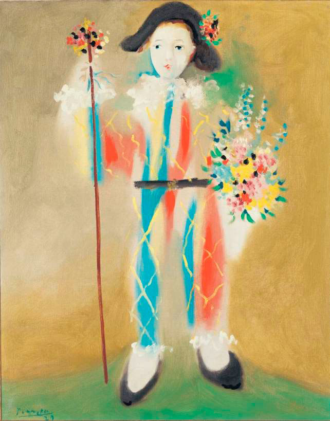 Le petit pierrot aux fleurs (Маленький Пьрро с цветами), 1923-1924