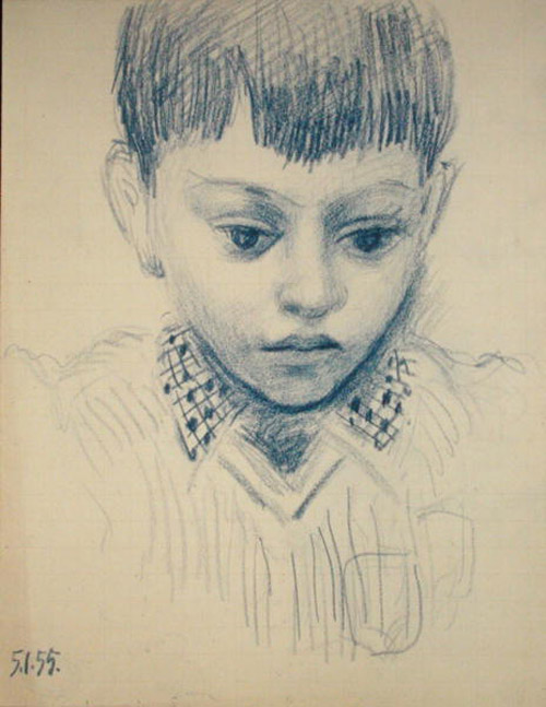 Portrait of a child (Портрет ребенка), 1955