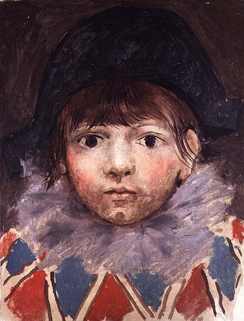 The Artist's Son in a Harlequin Costume (Портрет сына художника в костюме Арлекина), 1924