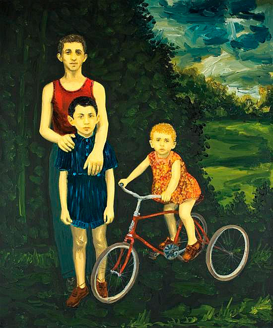 Children in a wooded landscape (Дети в лесном ландшафте), 1996