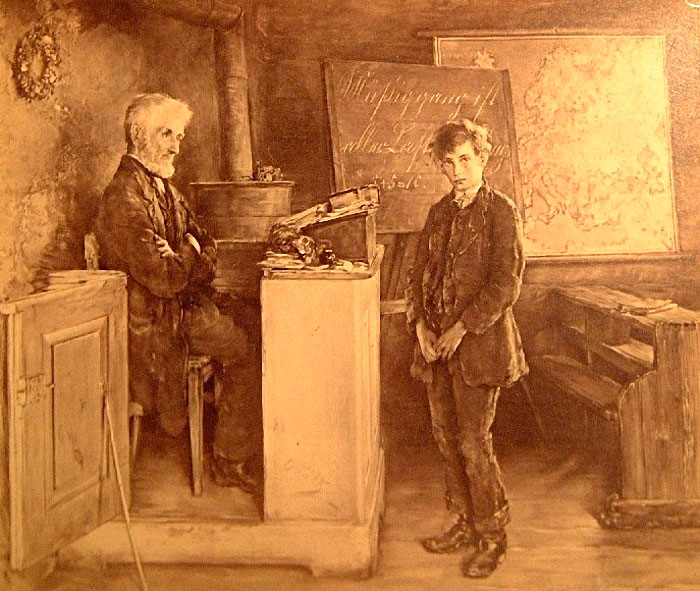 Leher und Schüler (Учитель и ученик), 1888