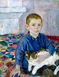 Kolya with Cat