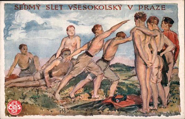 Sedmy Slet Vsesokolsky V Praze (Седьмой съезд Всесокольских в Праге), 1920