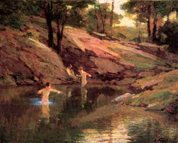 The swimming hole (Место для купания)