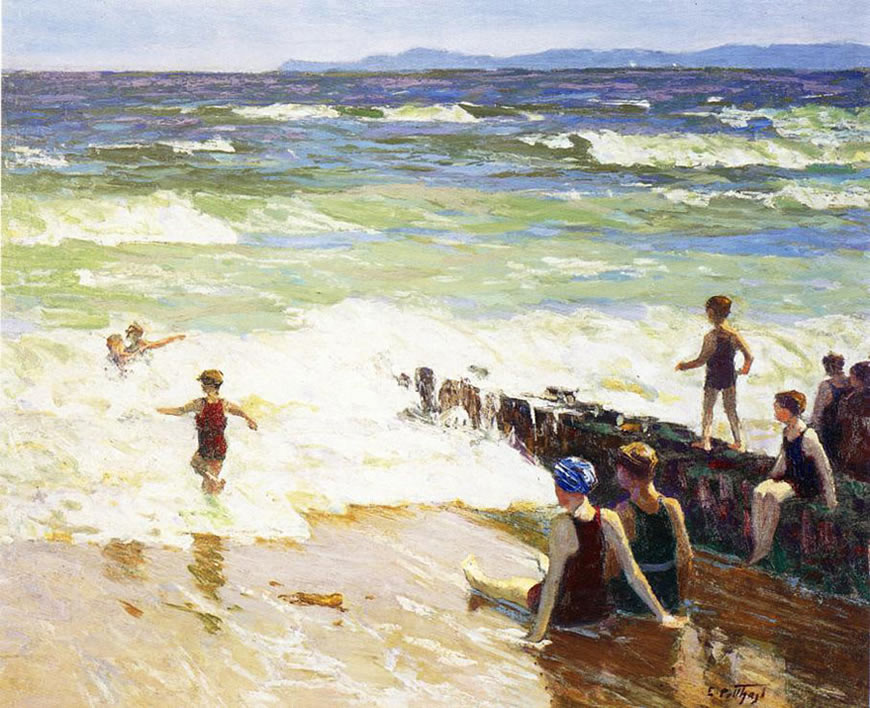 Bathers by the Shore aka Bathers by the Sea (Купающиеся на берегу или Купающиеся в море)