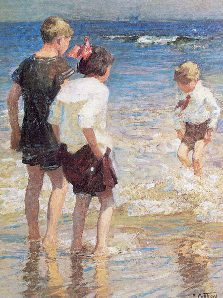 Children at Shore No.3 (Дети на берегу, №3) 