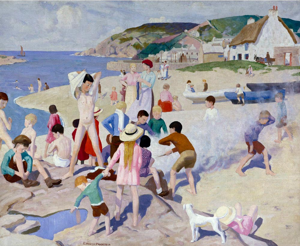 Beach Scene (Пляжная сцена), c.1925