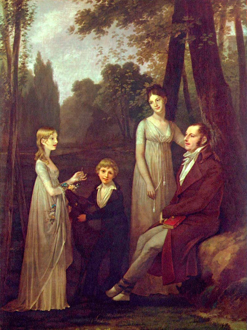 Portrait of Rutger Jan Schimmelpenninck and his Family (Портрет Рутгера Яна Шиммельпеннинка и его семьи), 1801-1802 Rijksmuseum,  Amsterdam, Netherlands