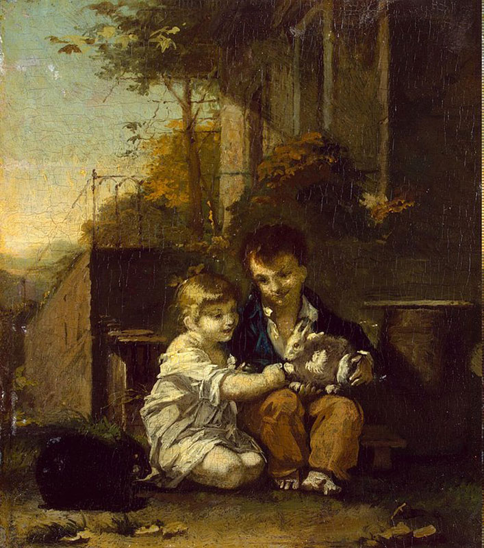 Children with a Rabbit (Дети с кроликом), 1804-1814 