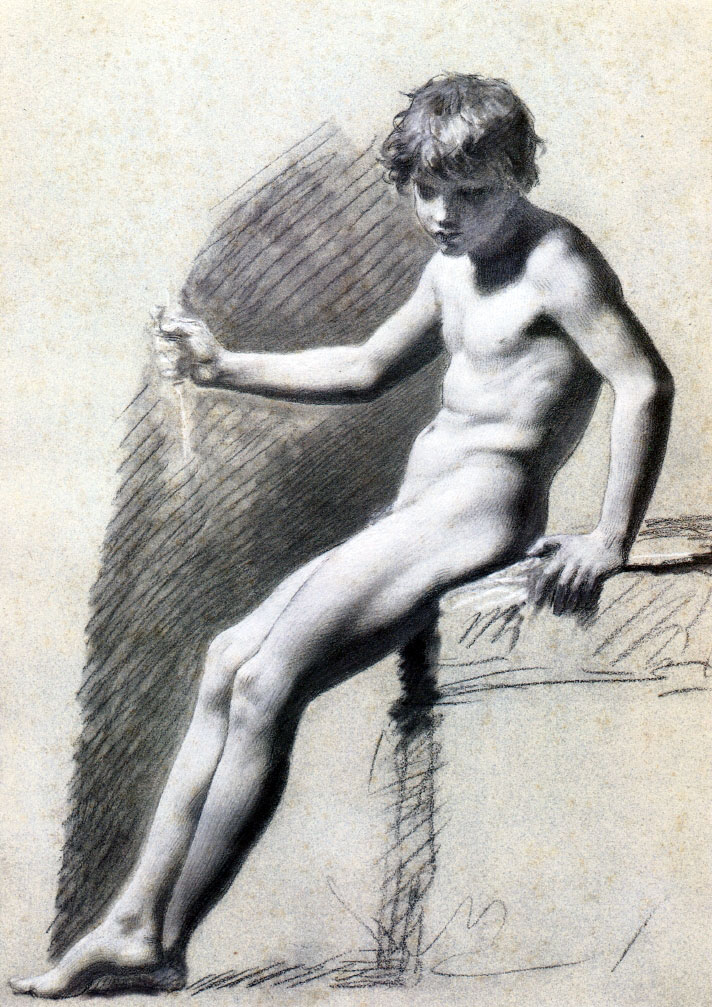 Seated Nude Figure (Сидящая обнажённая фигура)