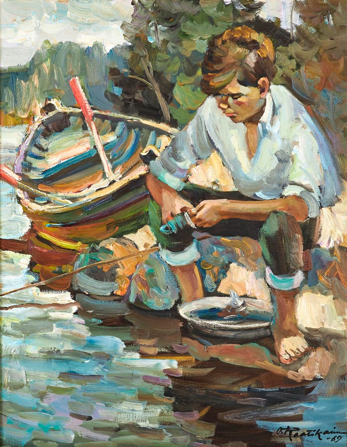 Boy by water (Мальчик у воды), 1969