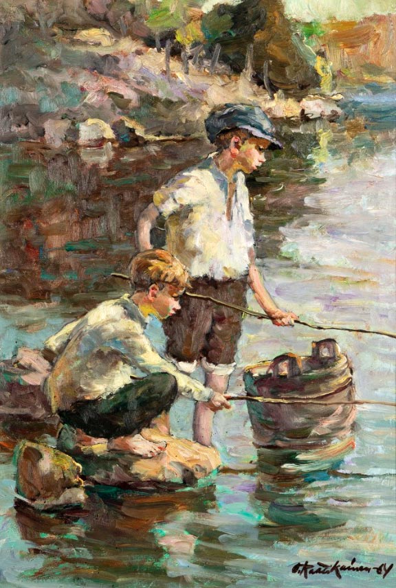 Fishing boys (Рыбачущие мальчики)