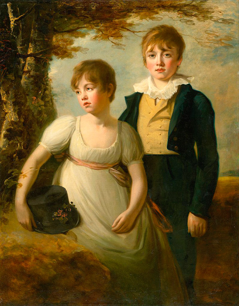 Portrait of a Girl and a Boy (Портрет девочки и мальчика), c.1800