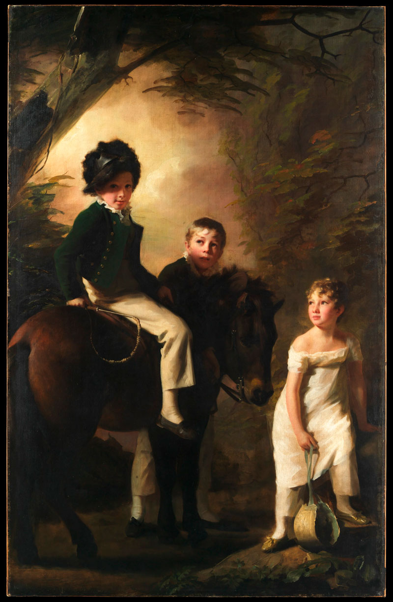 The Drummond Children / George Drummond, his sister Margaret and his foster brother (Дети семейства Драммонд / Джордж Драммонд, его сестра Маргарет и его  молочный брат), 1808-1809