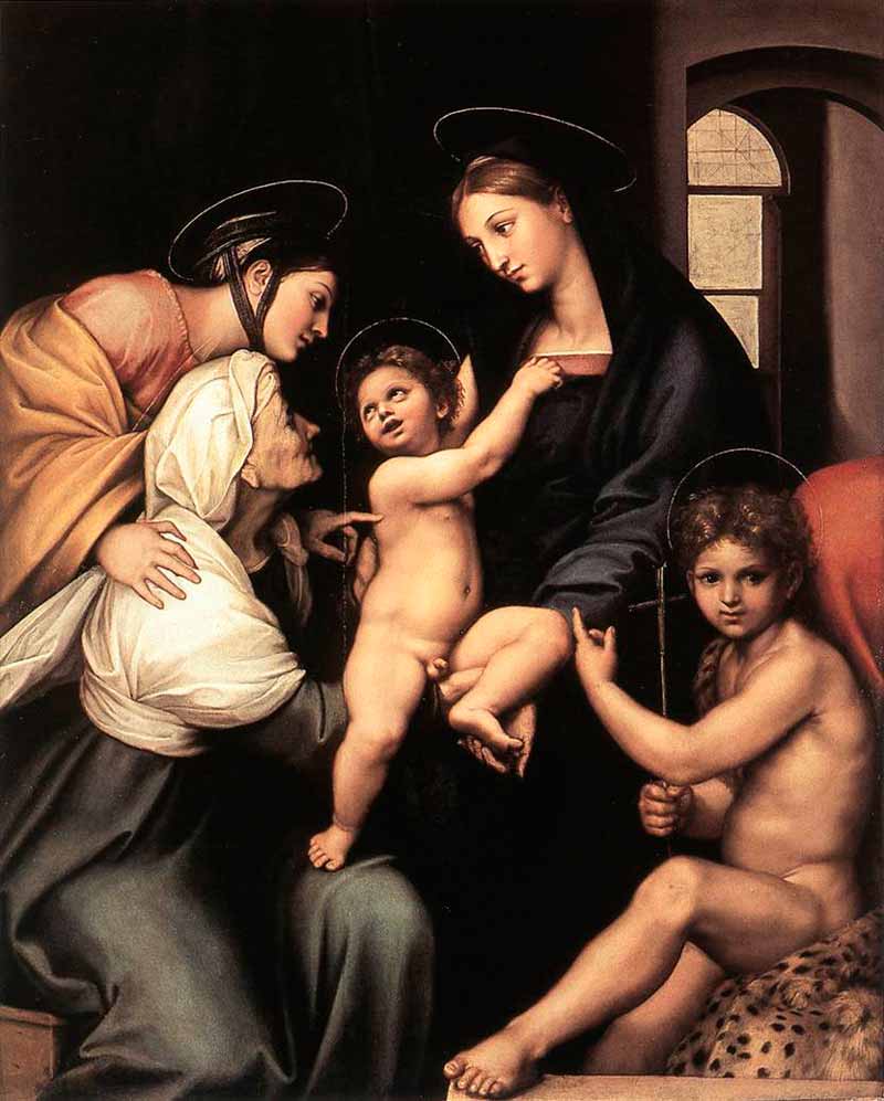 Madonna dell'Impannata (Мадонна с завесой), 1513-1514