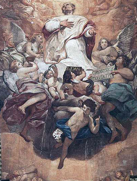 Glory of St. Eusebius (Слава Святого Еусебиуса), 1757, fresco [detail]