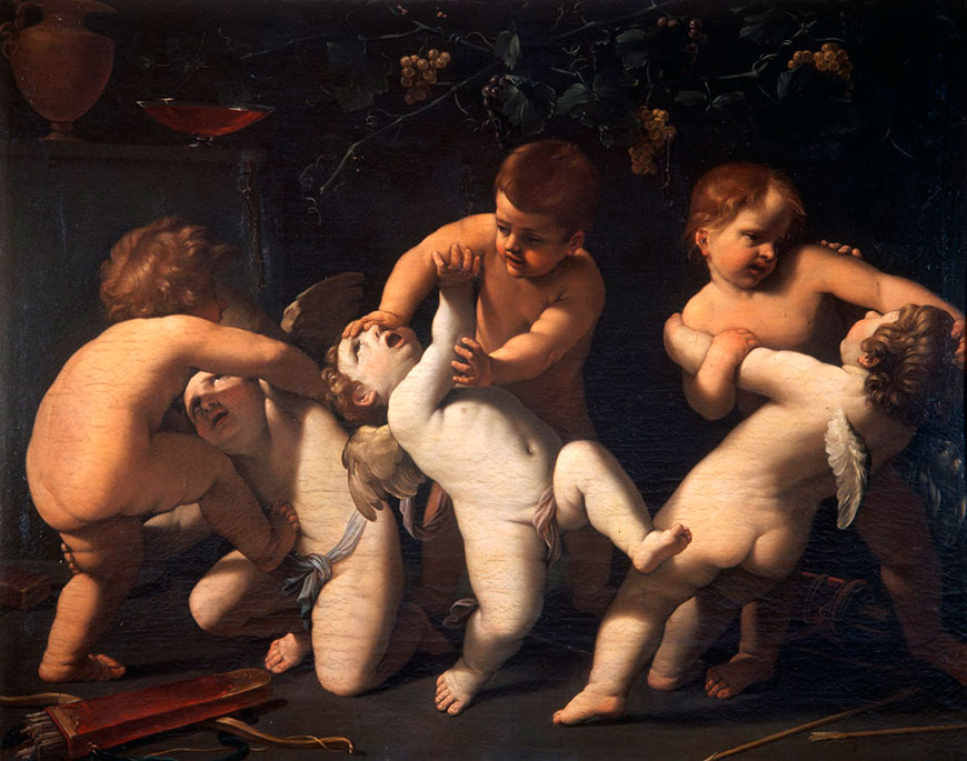 Fighting Putti (Сражающиеся Путто), c.1625