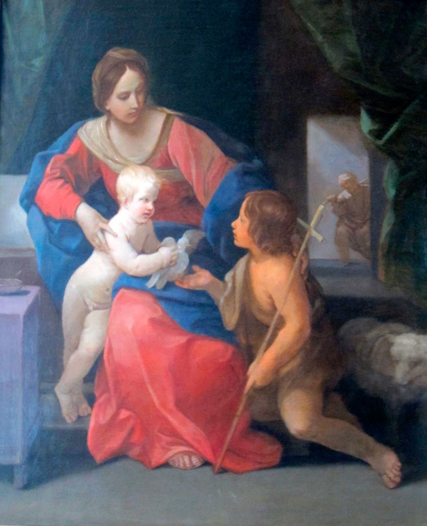 Madonna and Child with Saint John the Baptist (Мадонна с Младенцем и со Св.Иоанном Крестителем), 1640-1642