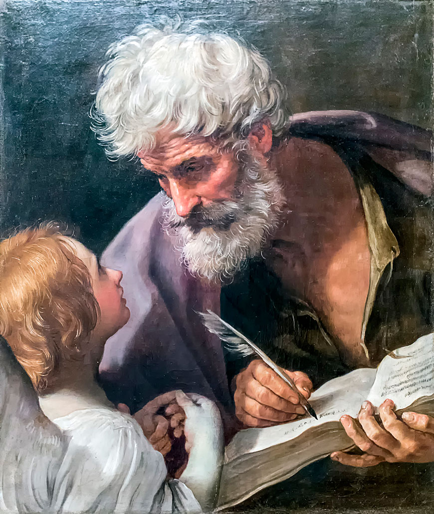 St.Matthew and the Angel (Св.Матфей и ангел), 1635-1640