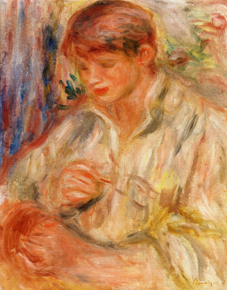 Claude Renoir Potting (Клод Ренуар с косяком), 1916