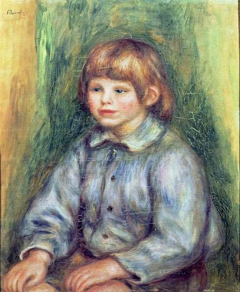 Seated Portrait of Claude Renoir (1901-81) - Портрет сидящего Клода Ренуара, 1905-08