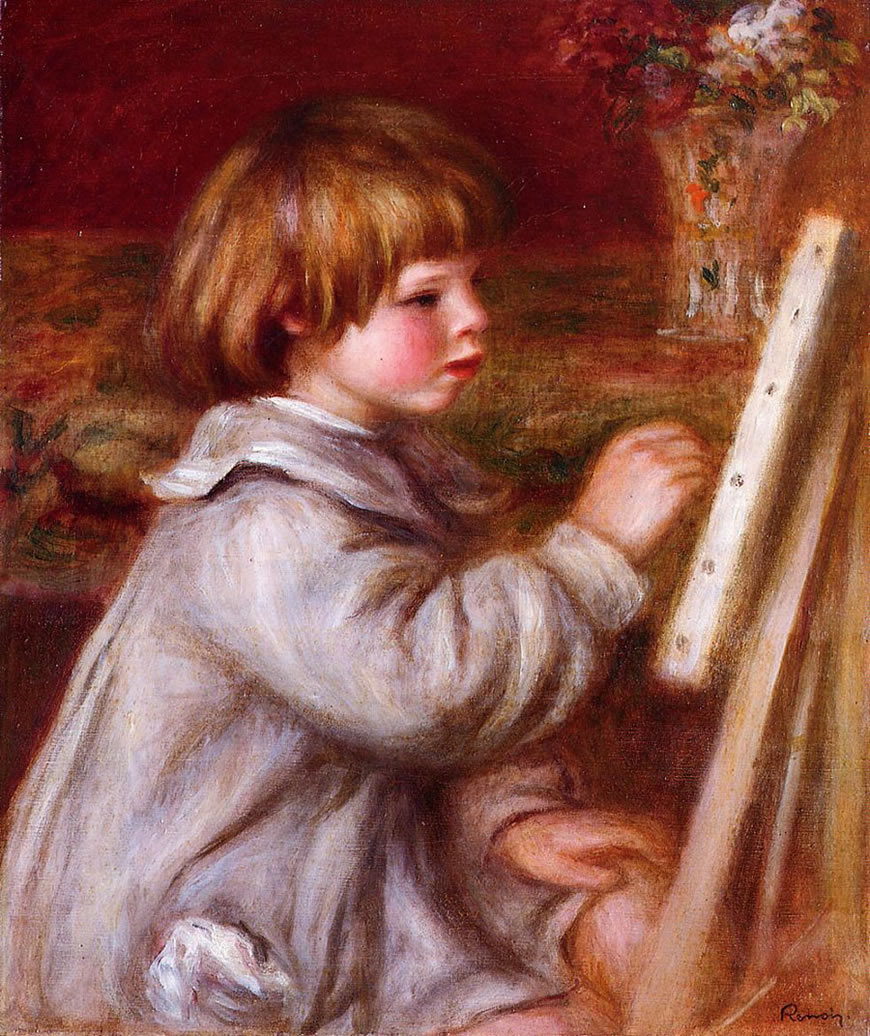 Portrait of Claude Renoir Painting (Портрет рисующего Клода Ренуара), 1897