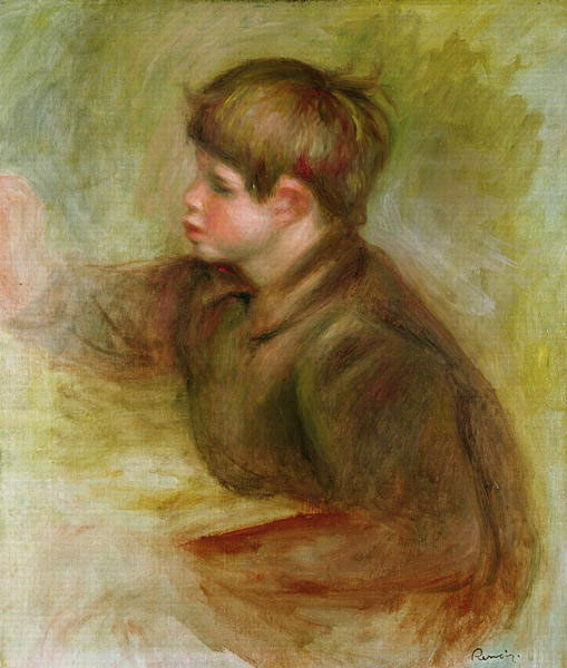 Portrait of Coco painting (Портрет рисующего Коко (Клода Ренуара), c.1910-1912