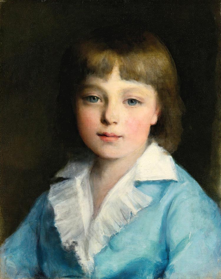 Portrait of a boy in blue (Портрет мальчика в голубом)