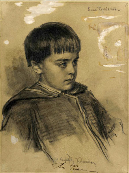 Портрет Васи Тарновского (Portrait of Vasia Tarnovskiy), 1880