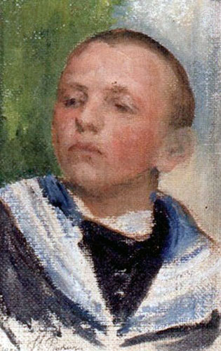 Мальчик в матроске (A boy in a sailor), 1909