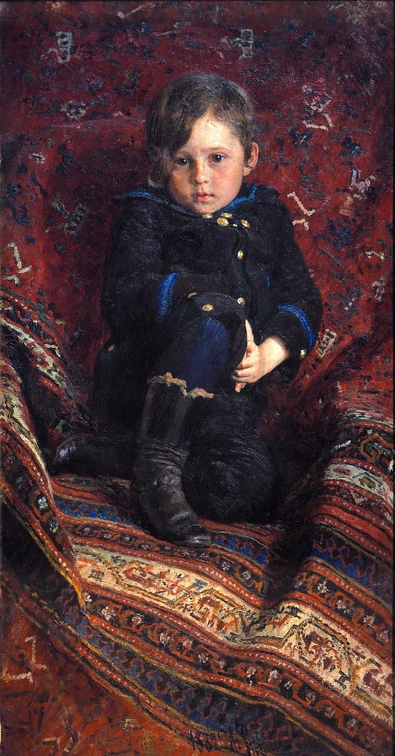 Портрет Юры Репина, сына художника (Portrait of Yuria Repina, the Artist's son), 1882