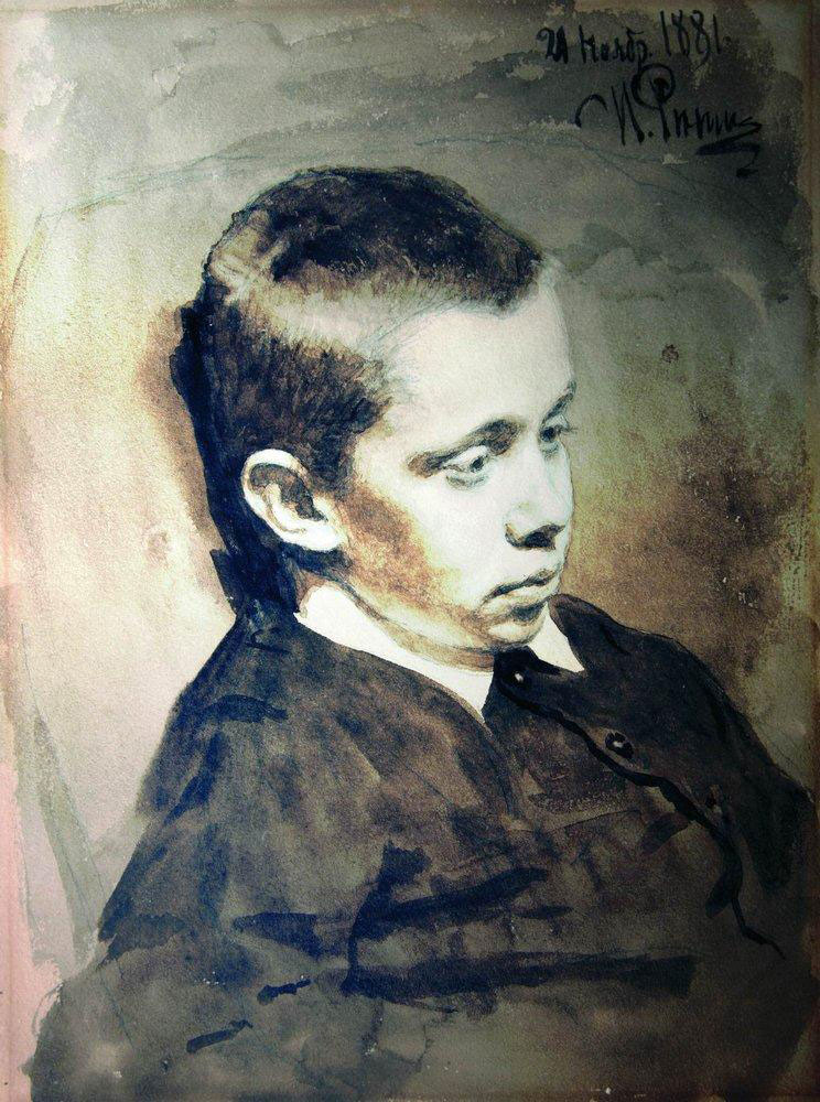 Пopтpeт A.C.Maтвeeвa (Portrait of Matveev A.), 1881