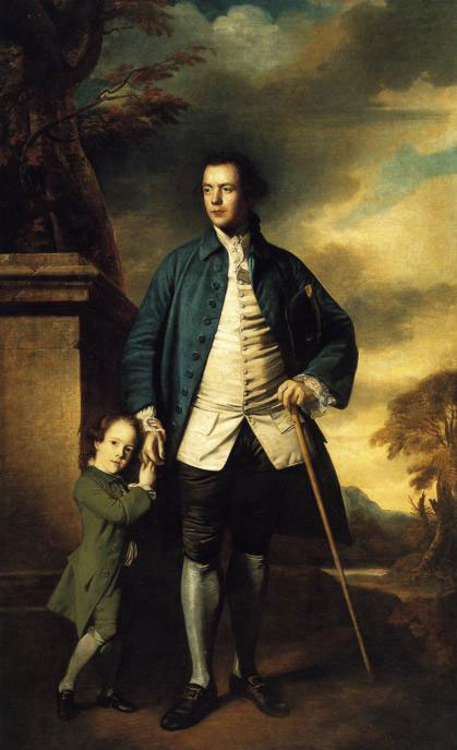 Edward Morant and His Son John (Эдвард Моран и его сын Джон), 1759