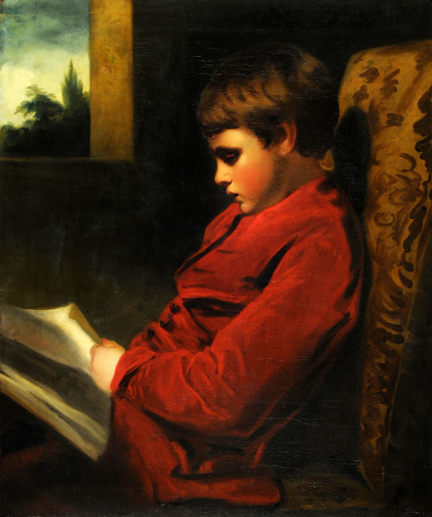 The reading boy (Читающий мальчик), c.1777