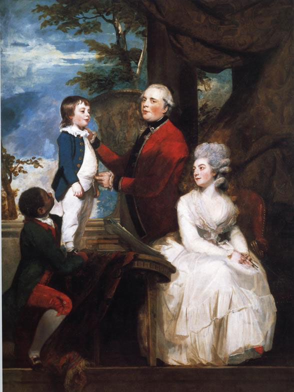 George Grenville, Earl Temple; Mary, Countess Temple; and Their Son Richard (Джордж Гренвилль, граф Темльский; Мария, графиня Темпльская; и их сын Ричард), 1780-1782