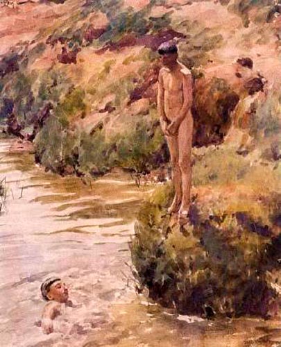 Boys bathing (Купающиеся мальчики)