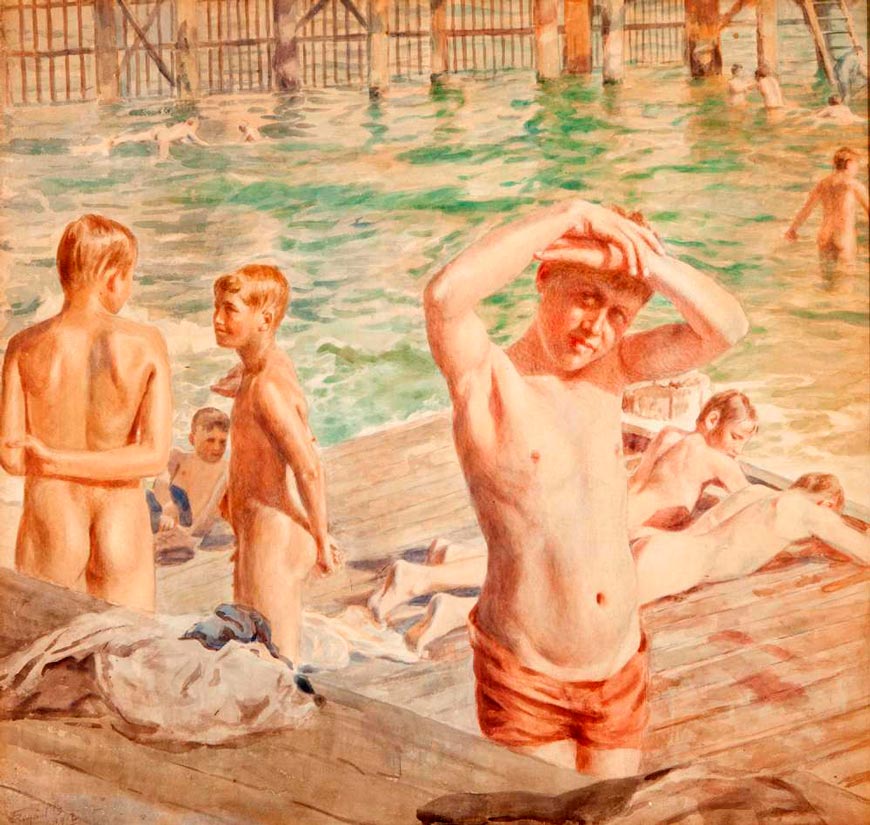 Hegarty's baths St.Kilda (Купальни Хегарти, Сент-Килда), 1912