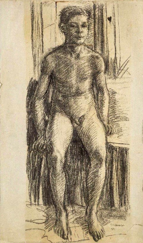 Seated Nude (Сидящий обнажённый), 1921