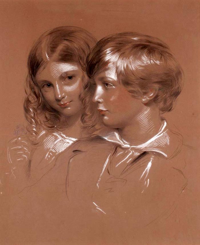 The two little Synnotts (Двое маленьких Синноттов), 1848