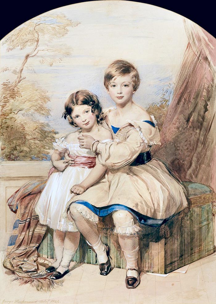 Double Portrait of Inglis and Henrietta Synott as Children (Двойной портрет Инглиса и Генриетты Синотт в детстве)