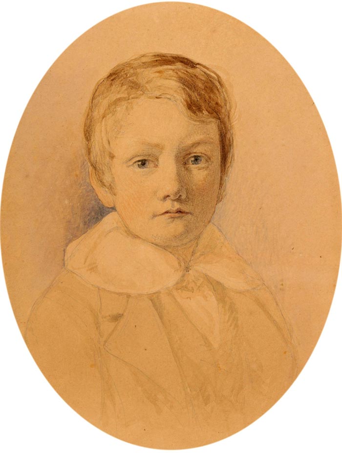 Portrait of the Reverend John Watkins-Pitchford as a boy (Портрет преподобного Джона Уоткинса-Питчфорда в детстве)