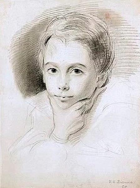 Portrait study of Thomas Knyvett Richmond (Эскиз портрета Томаса Ниветта Ричмонда)