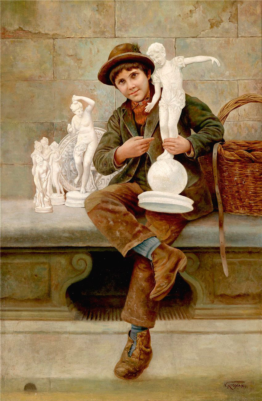 The Porcelain Figurine Seller (Продавец фарфоровых фигурок)