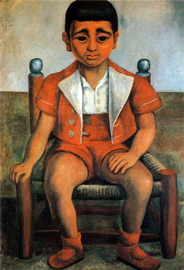 The child in red (Ребёнок в красном)