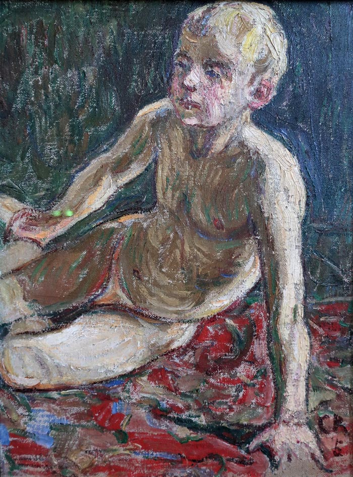 Sitzender Knabe (Сидящий мальчик), 1905