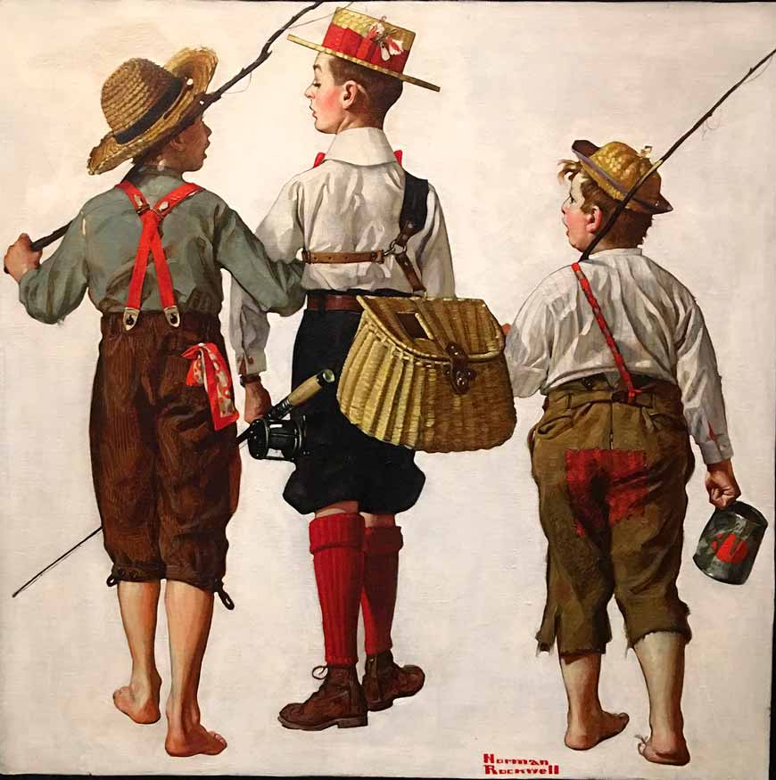 The fishing trip (Поход на рыбалку), 1919