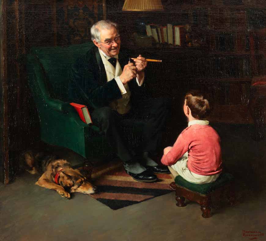 Grandfather and Grandson (Дед и внук), 1929