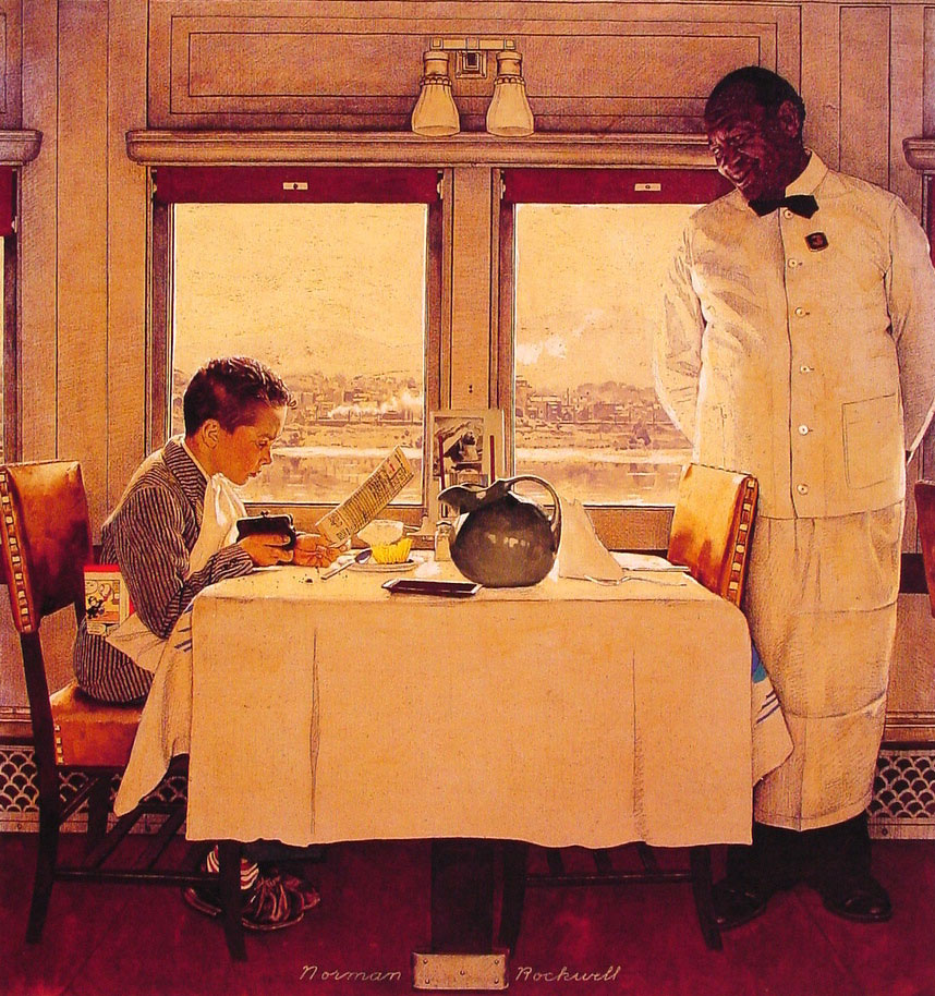 Boy in a Dining Car (Мальчик в вагоне-ресторане), 1947