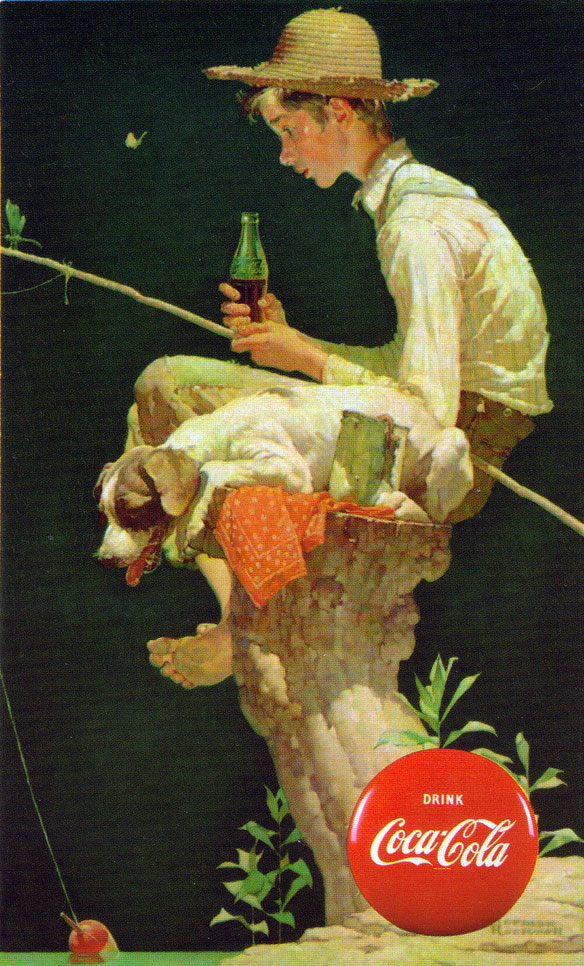 Boy Fishin' (Мальчик, ловящий рыбу), 1935